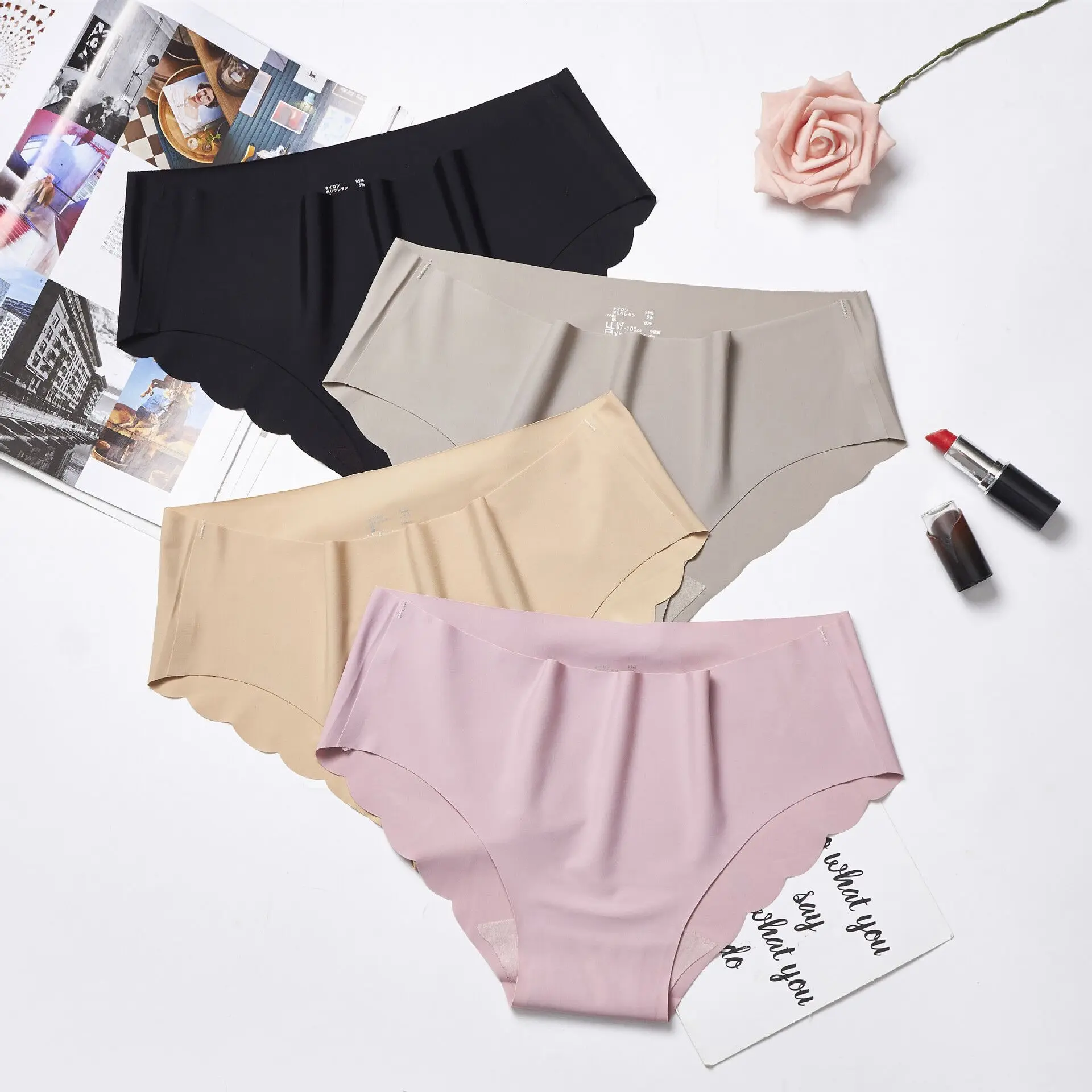 

Seamless Panties Sexy Women Underwear Lingerie Briefs Female Comfort Panty Intimates ropa interior femenina 3pcs