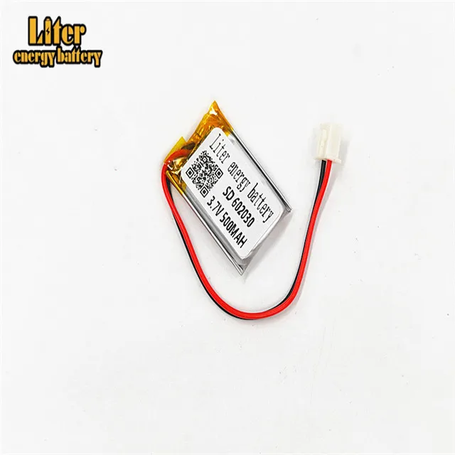 XHR 2P 2 54 500mAh 602030 3 7 V литий полимерный аккумулятор Bluetooth MP3 беспроводной