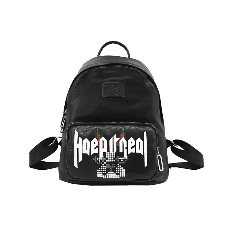

student bags Rock rucksack schwarz mochila girl casual backpack women travel pocket woman bagpack school back bag for men 2018