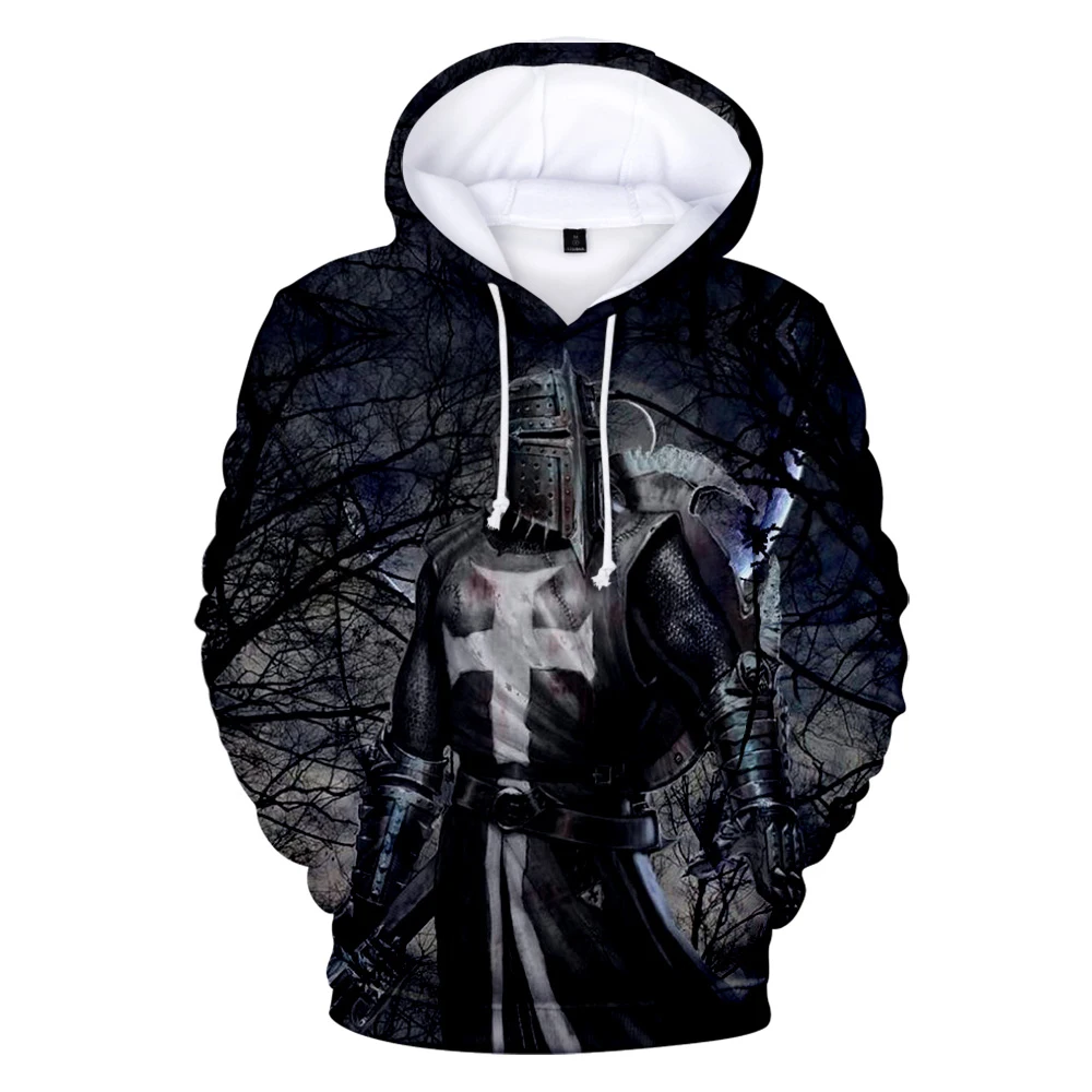 The Knights Templar Mens Sweatshirts Pullover Crew Neck Sweatshirt