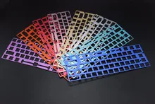 Cool Jazz ANSI Costar Stabilizers Anodized Aluminum Positioning Board Plate Support For GH60 60% Keyboard DIY Free Shipping