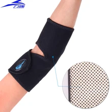 Tourmaline self-heating elbow guard far infrared magnetic therapy thermal elbow support 1 pair