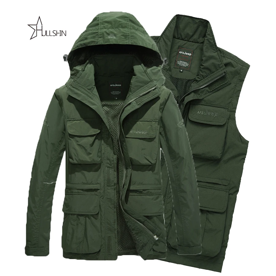 Army AFS JEEP Jacket 2017 Men Military Tactical Coat Winter Windproof
