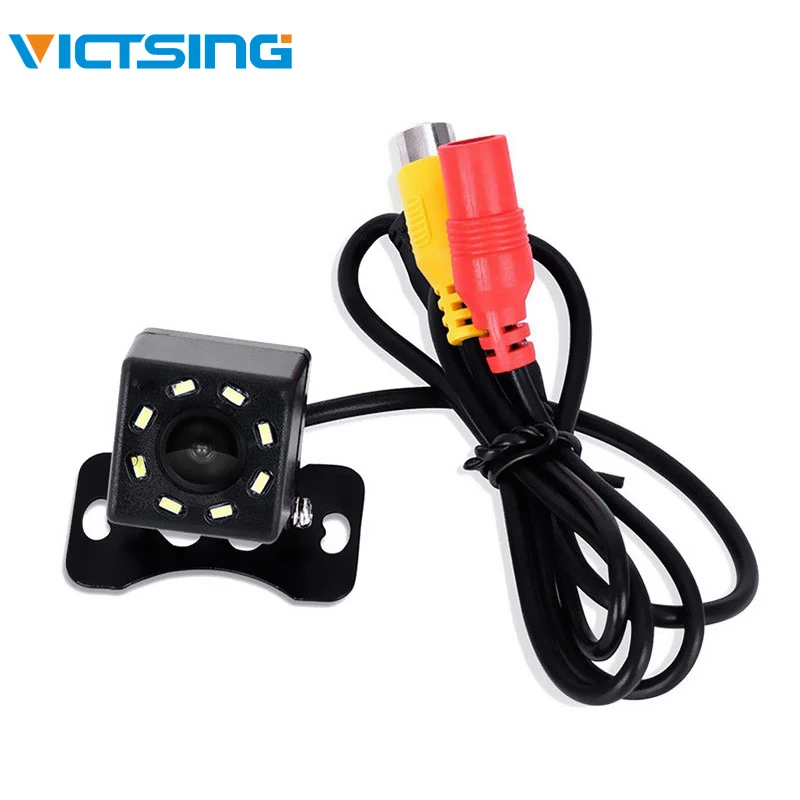 

VicTsing Camera Car Rearview CCD Car Backup Camera LED Night Vision Reverse Image 8LEDs 170 HD Degree Waterproof Visible Cams