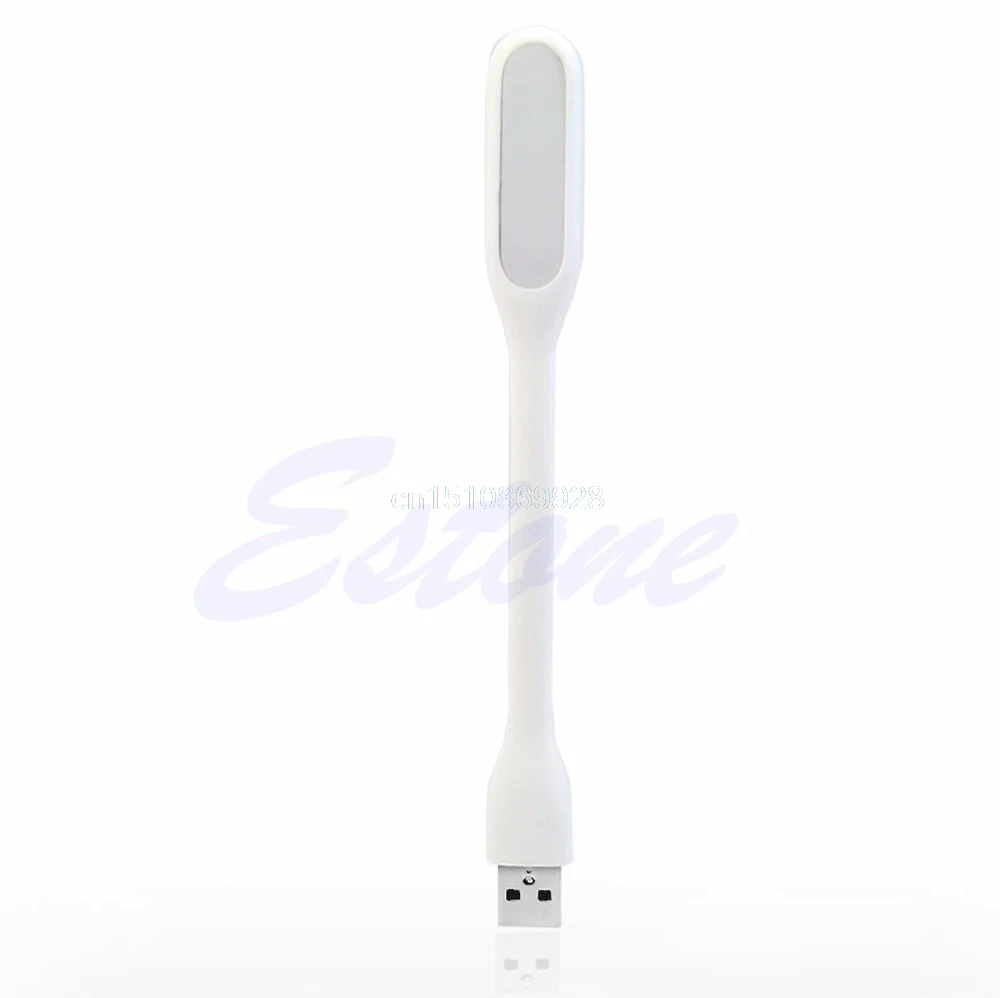 Гибкий USB LED свет мини-лампа для компьютера Тетрадь ноутбук Дополнительный внешний аккумулятор