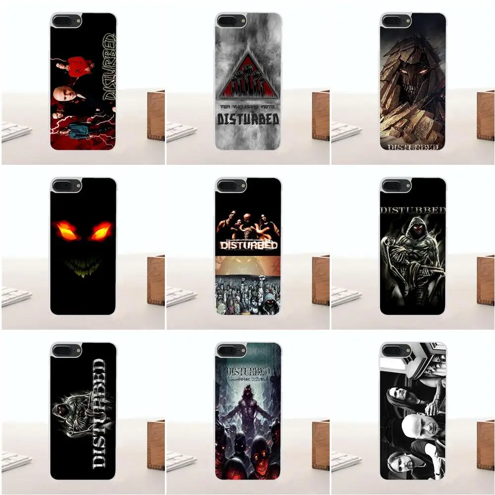 

Rock Band Album Fire Disturbed TPU Capa Cover For Xiaomi Redmi Mi Note 7 8 9 SE Pro Lite Go Play