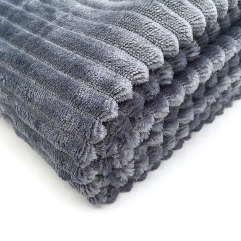 stripe grey 75x100 см самая дешевая супер мягкая плюшевая ткань для метрового ручного шитья одеяло материал антипиллинг плюшевые игрушки ткань экологически чистая - Цвет: stripe grey
