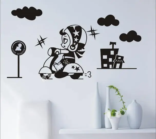Cartoon wall stickers online Clearance