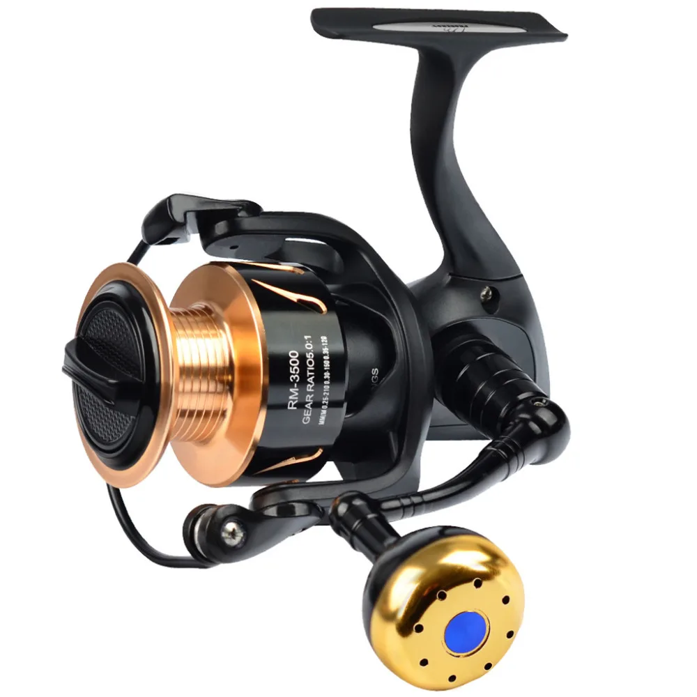 

12+1 BB Large Spinning Reel 13-Axis Spinning Wheel Saltwater Surf Catfish Fishing Left and Right Interchangeable #5M29
