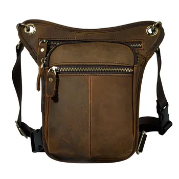 Men's Cowhide Genuine Leather Drop Leg Bag Fanny Waist Pack Thigh Belt Hip Bum Travel Motorcycle Riding Messenger Shoulder Pouch
Men's Cowhide Genuine Leather Drop Leg Bag Fanny Waist Pack Thigh Belt Hip Bum Travel Motorcycle Riding Messenger Shoulder Pouch