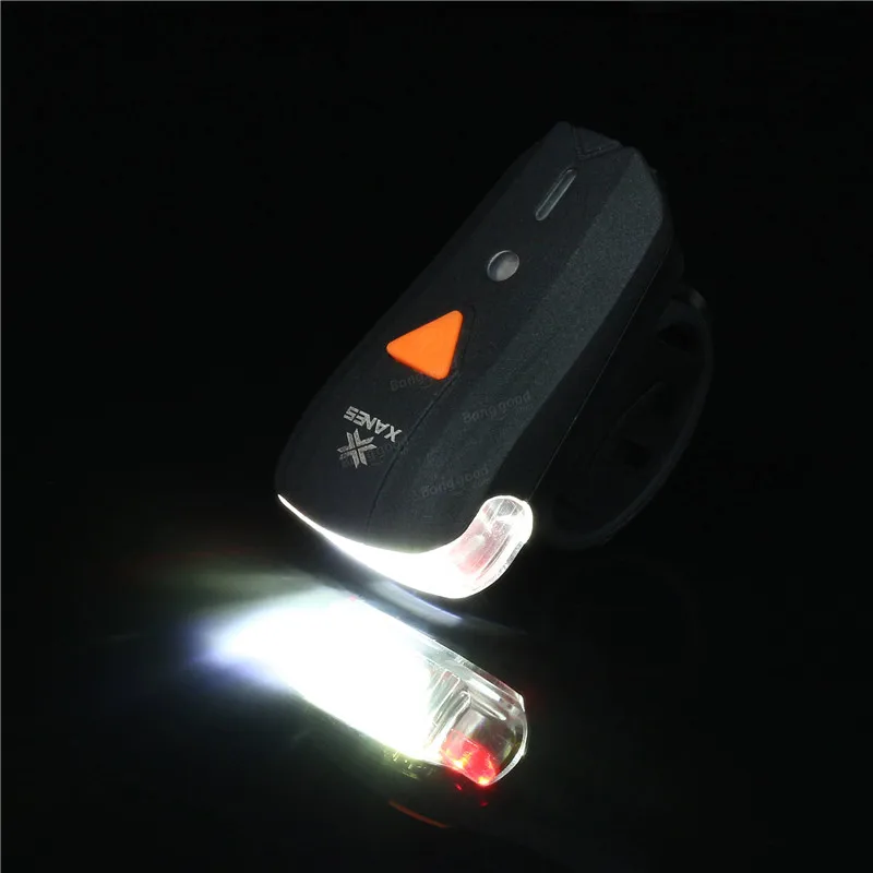 OUTERDO XANES usb зарядка 600LM НЕМЕЦКИЙ СТАНДАРТНЫЙ велосипедный передний светильник 64 светодиодный Интеллектуальный Предупреждение ющий велосипедный задний светильник