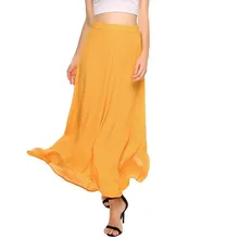 Высокая талия цветочный принт летние юбки женские s в стиле бохо с высокой талией юбка летняя повседневная Пляжная Макси Длинная юбка для женщин A531