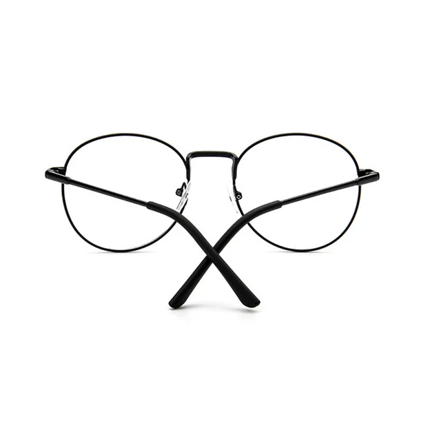 Retro Styled Round Eyeglasses Frames - Image 6