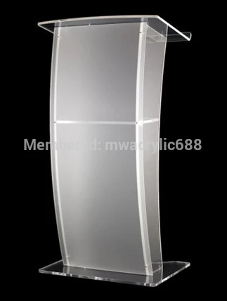 pulpit furniture Free Shipping High Quality Price Reasonable CleanAcrylic Podium Pulpit Lectern acrylic podium plexiglass