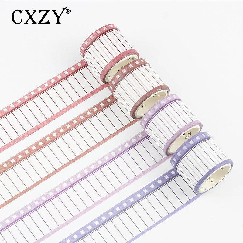

CXZY hand account vintage washi tape grid decorative craft masking scrapbooking bullet journal washitape adhesive planner 1J821