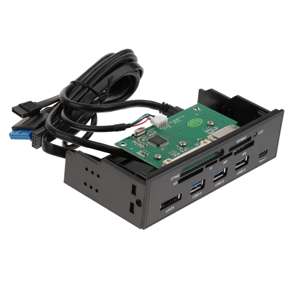 5.25 inch Desktop Optical Drive Front Panel Internal Card Reader Dashboard 