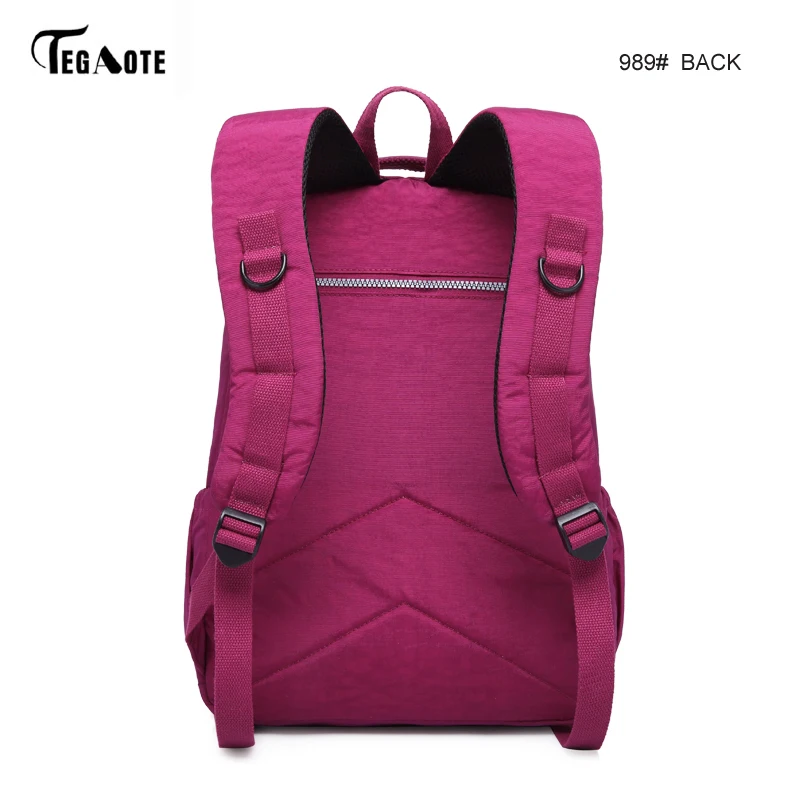  TEGAOTE School Bag Waterproof Nylon Brand Laptop Backpacks For Teenager Women Backpack Leisure Shou - 32944575793