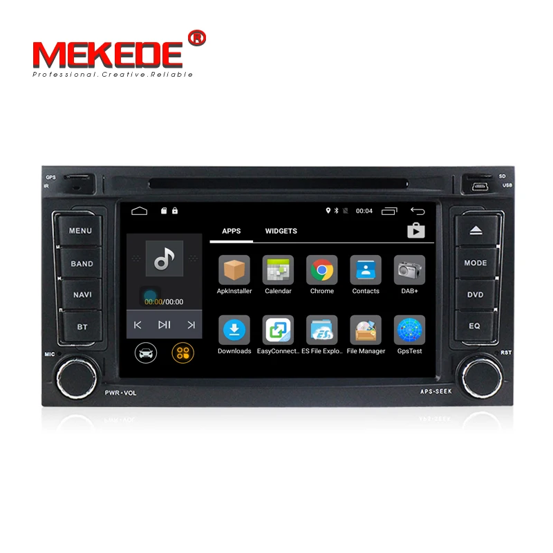 Android 7 1 4 ядра Автомобильный GPS Радио Стерео DVD для VW Touareg T5 транспортер 2004 2011 2 GB