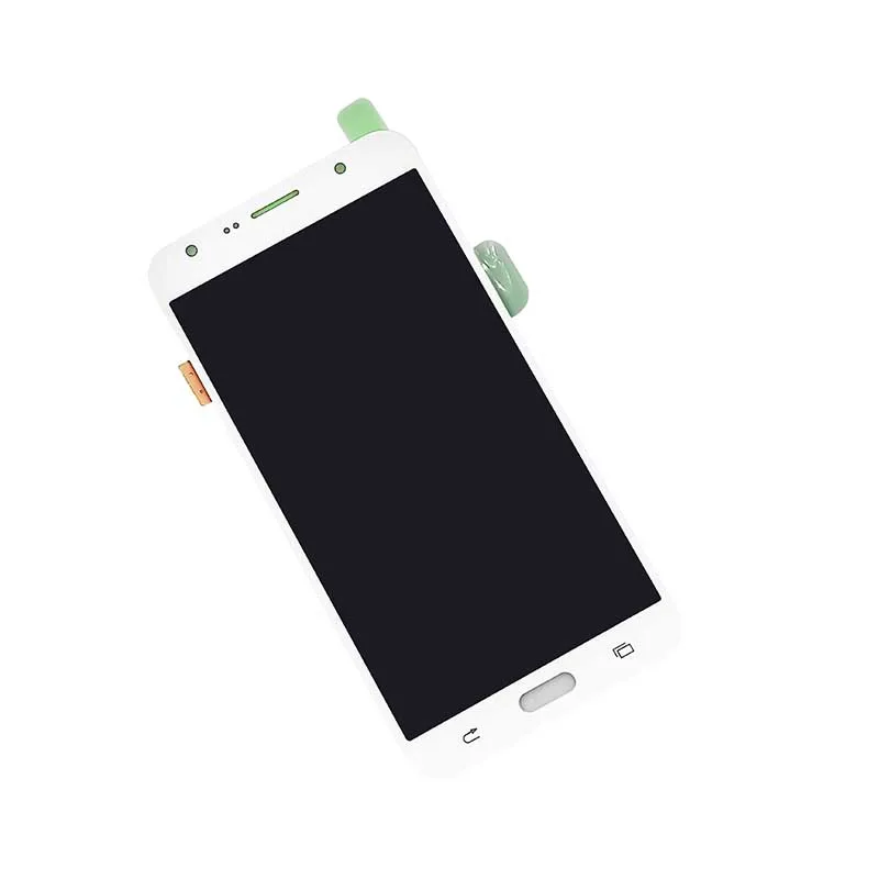 Супер OLED 5,5 "для samsung для Galaxy J7 2015 J700 J700F J700M J700H ЖК-дисплей Дисплей Сенсорный экран планшета сборки + 3 М Стикеры