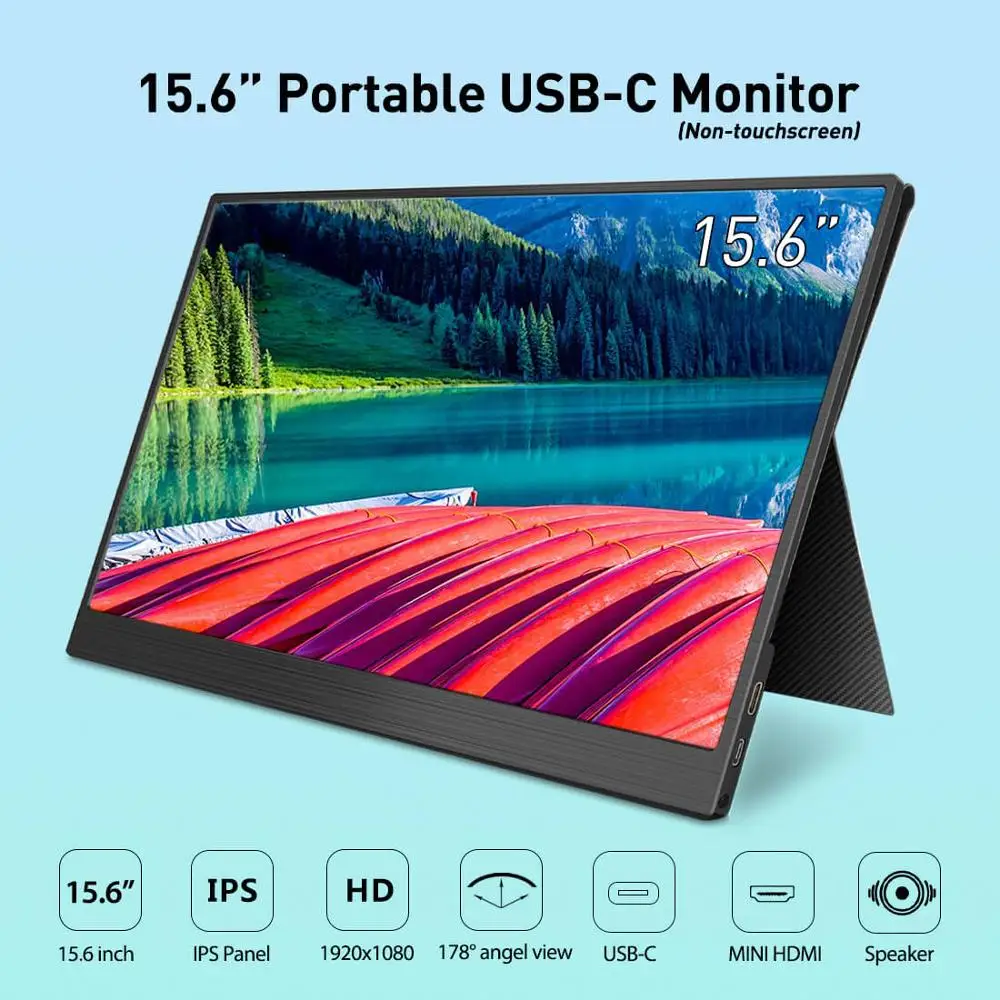 Elecrow MINI HDMI type C 10 мм ЖК дисплей 15 6 дюймов портативный USB монитор без сенсорного