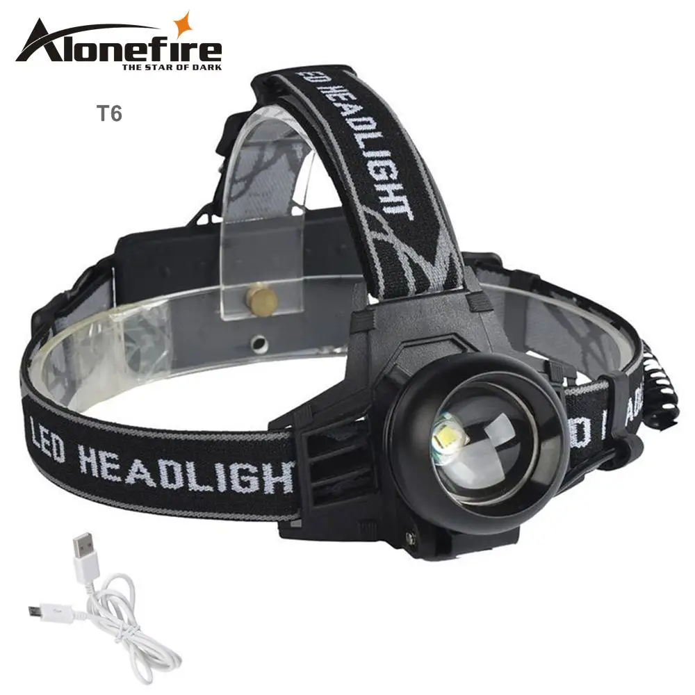 Alonefire HP99 2000LM CREE T6 фары XML-T6 Фара 3 Режим факел Фара свет+ аккумулятор+ зарядное устройство для рыбалки огни - Испускаемый цвет: Option B