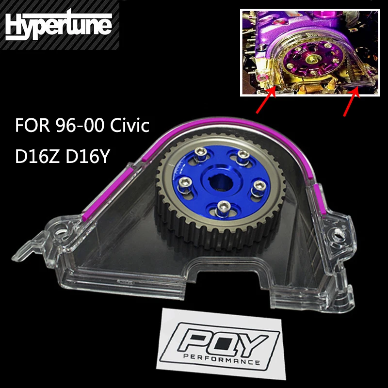 Hypertune алюминиевая Шестерня камеры + крышка для 96 00 Civic D16Z D16Y с PQY наклейкой HT6542B