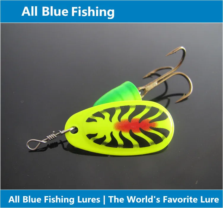 Allblue Spinner Bait 5pcs/lot Size 4 11g Fishing Bait Bass Lure Baits