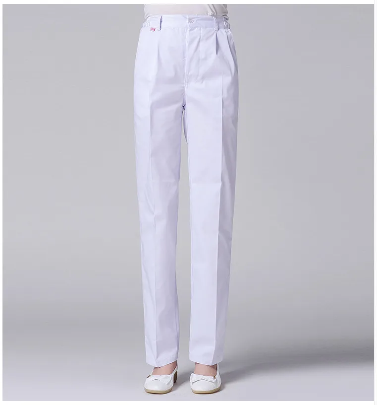 Medical uniformes hospital Nurse Pants belt Doctors Work Pants Medical Trousers Female 100% Cotton Wearable and Pilling