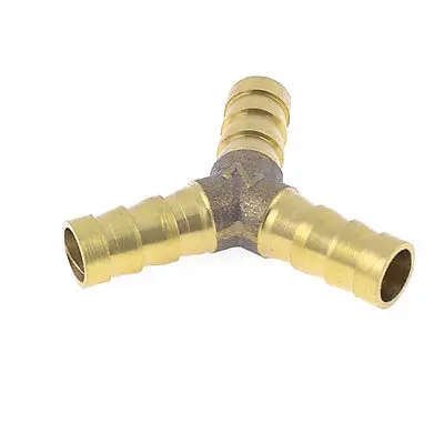 Pneumatic Brass Y Type 3 Ways 10mm to Quick Connector Adapter Joint | Обустройство дома