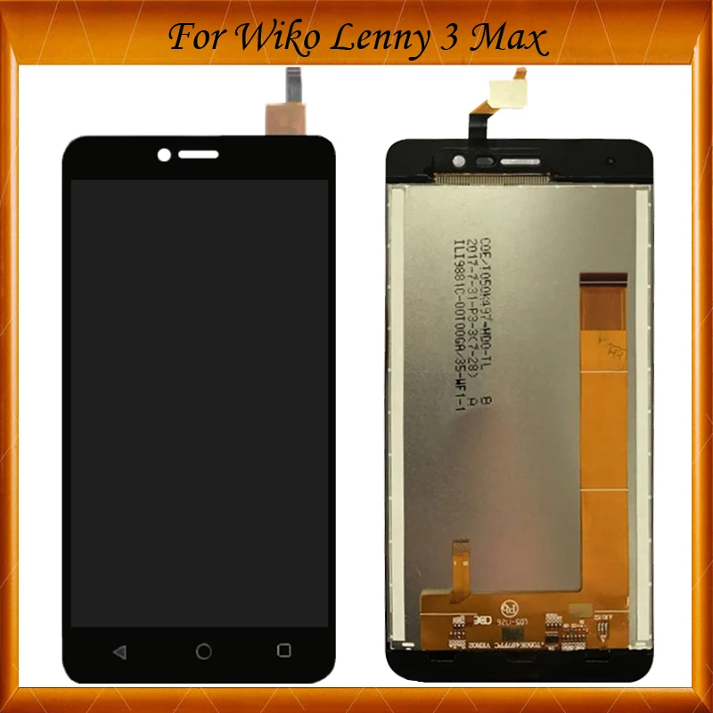 

100% Working Well For Wiko Lenny 3 Max LCD Display + Touch Screen Digitizer Assembly 5.0inch IN Stock