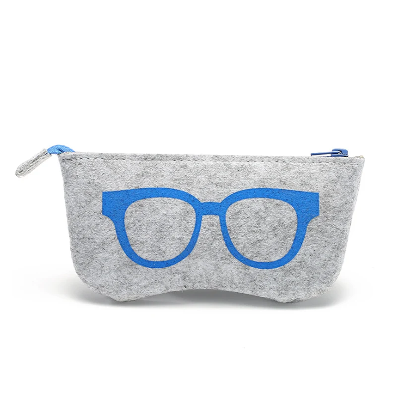 Первоклассные войлочные тканевые солнцезащитные очки, коробки для женщин, высокое качество, роскошные тканевые очки Чехол, коробка для очков, аксессуары для очков - Цвет: blue