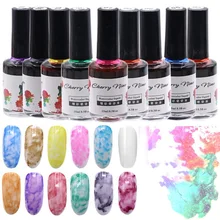 Чернилами гель лак для ногтей 12 Цвета Soak Off Gel Nail Art Маникюр 3D дизайн натуральный сухой гель без светодио дный/УФ лак Лаки