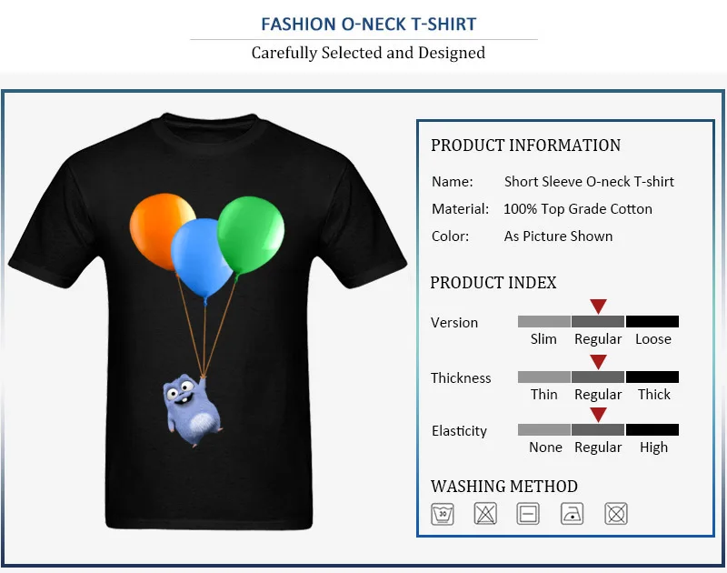 Lemming Attached To Balloons_detail_black