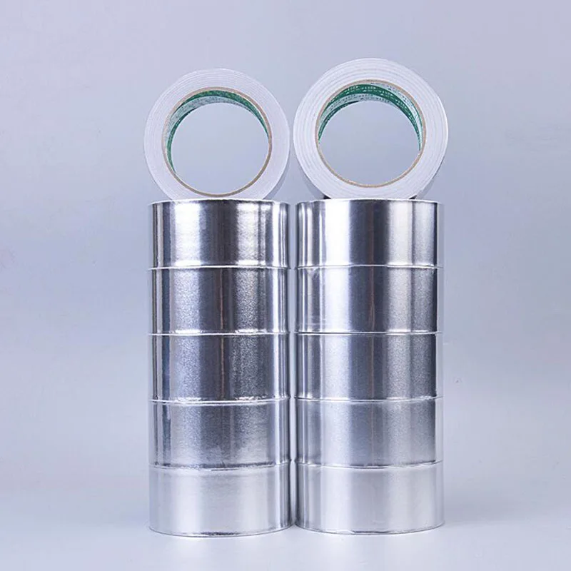 Waterproof Aluminum Foil Tape Heat Resistant Pipe Repair Tape Aluminum