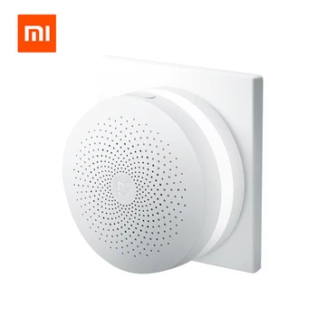 

Original Xiaomi Smart Home Gateway Multi-functional Upgraded Smart Temperature and Humidity Sensor WiFi Remote Control by Mi APP