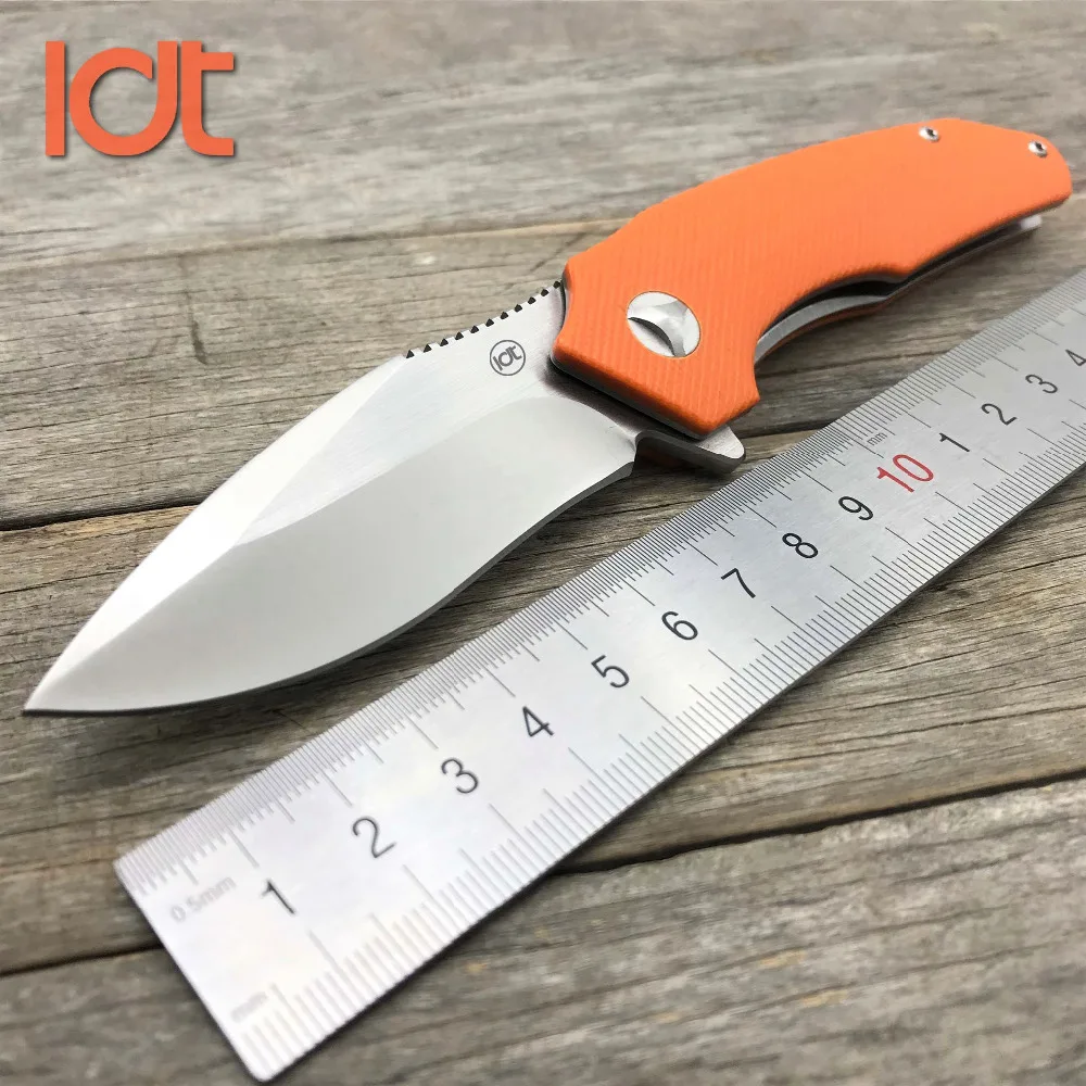 LDT A2 Folding knife 9Cr18Mov Blade G10 Handle Bearing Military Camping Tactical Outdoor Knife Survival Pocket Hunting EDC Tool