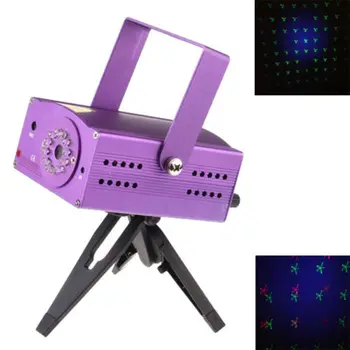 

LED Stage Light Mini Red & Green LED Moving Party Stage Laser Light Projector Remote Control