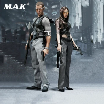 

EX016/EX017 1/6 Collectible Agent Couple Mrs. Smith Angelina Jolie Mr. Smith Battle Ver. Figure Set Model For Fans Gifts
