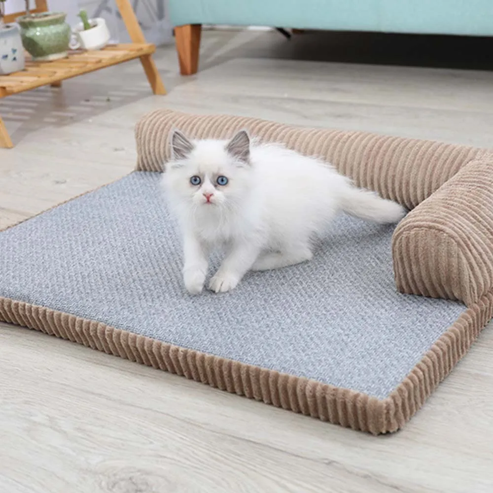 cheap 70*55*4cm Kennel Square Pillow Pet House Pet Sofa Dog Cat Cushion For Big Dogs Washable Nest Cat Teddy Puppy Mat Large Dog Bed