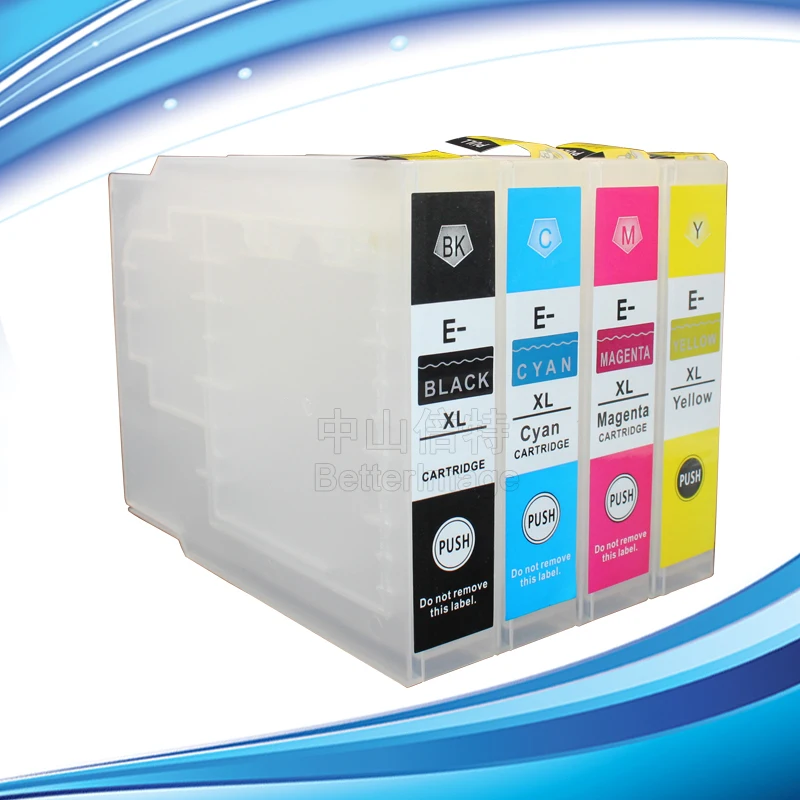 

Картридж с заправляемым картриджем с дуговым чипом для Epson Pro T7551-T7554/8090DW/WF-8010DW, горячая Распродажа
