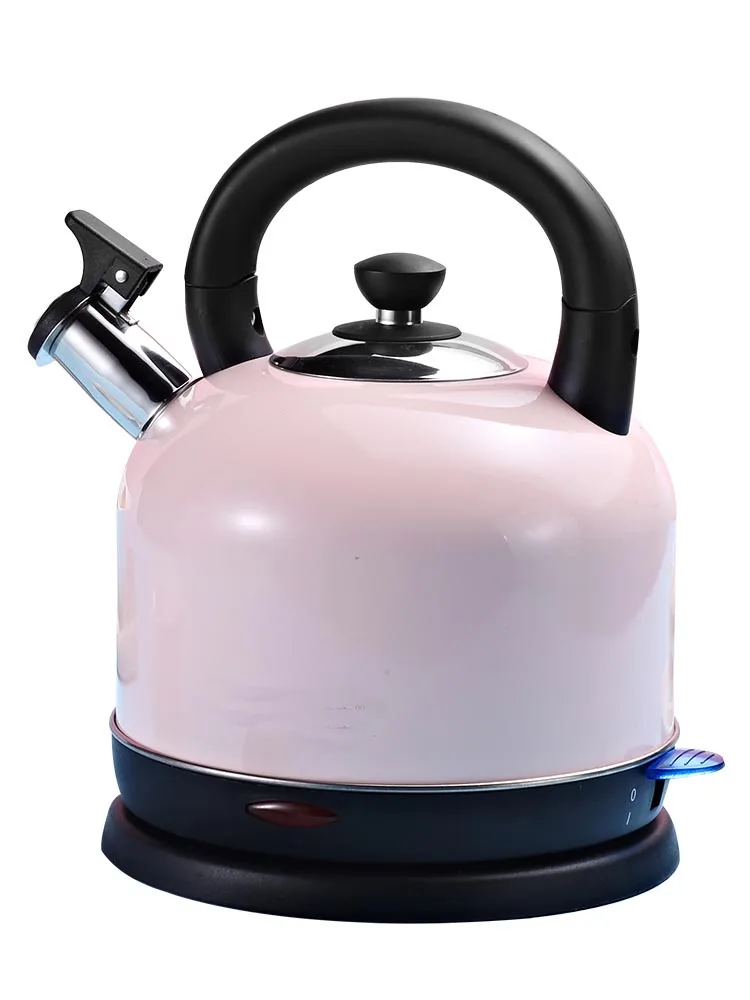 

Pink Electric kettle household large capacity 304 stainless steel automatic power off kettle 2L boiling water teapot