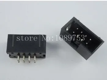 

100pcs IDC Box header DC3 DC3-8P 2x4 8 pins 8P 2.54mm Pitch