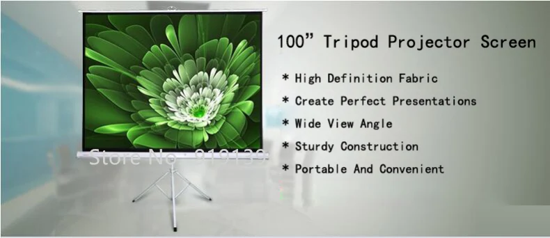 100inch 16x9 tripod screen pic 7
