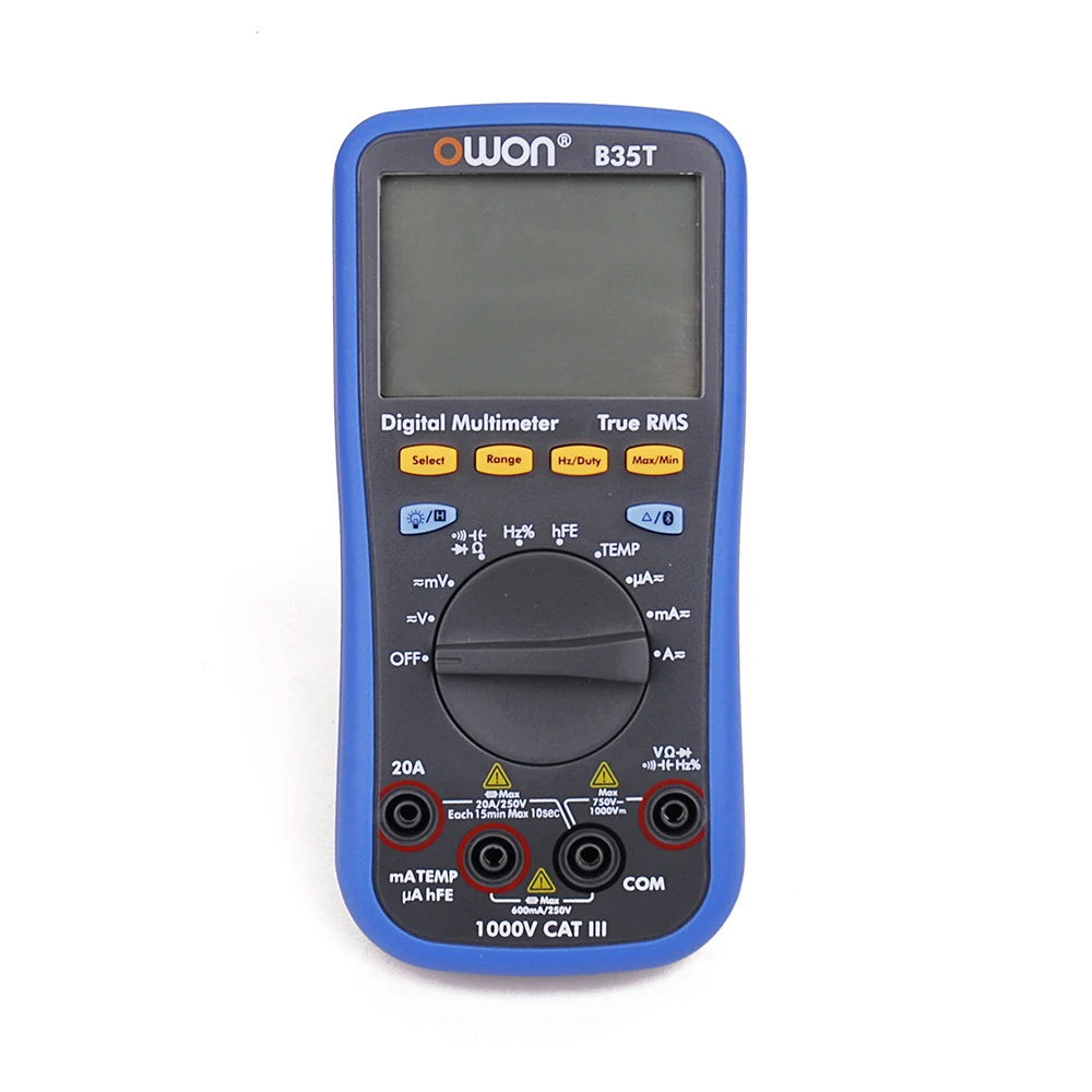 Цифровой мультиметр OWON B35T 3 5/6 с Bluetooth истинный RMS многофункциональный
