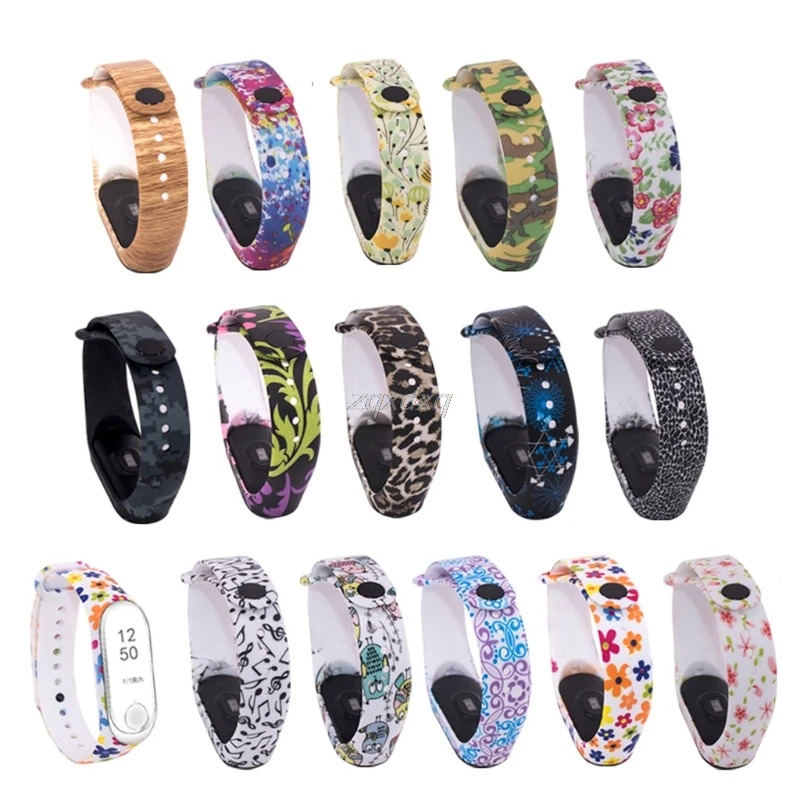 Новейший correa miband 3 ремешок pulsera разнообразные браслеты Стиль mi3 смарт-браслет