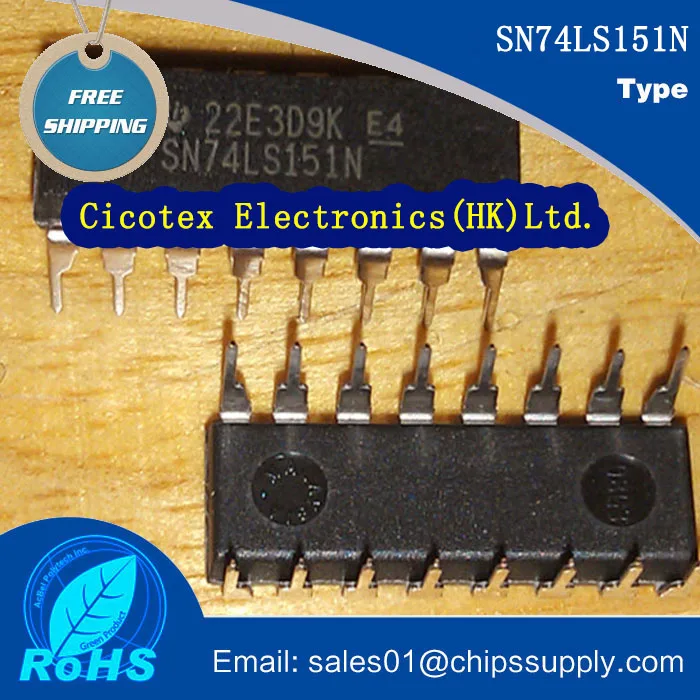 Jual IC 74LS151 Seri 74151 DM74LS151 HD74LS151 SN74LS151 TTL SN74LS151N