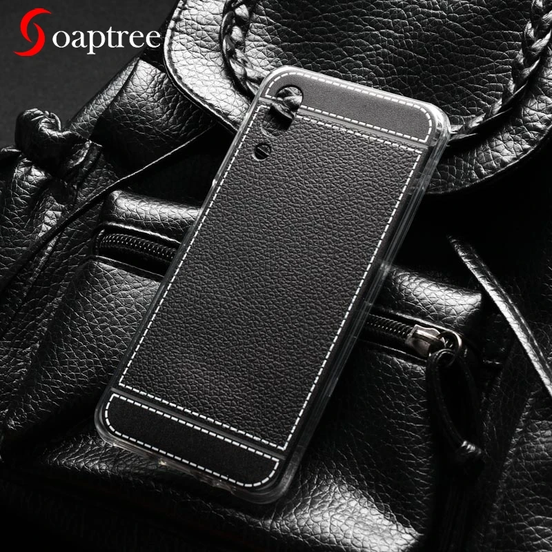 

Soaptree Soft Black TPU Phone Cases For Umi Umidigi Z2 One Pro A3 Case Litchi Silicone Coque For Umi Plus E Rome X Cover Fundas