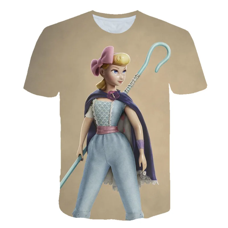 Новинка года, Детская футболка в стиле Харадзюку, игрушка из фильма «История 4» с 3D принтом модная детская забавная одежда с короткими рукавами для мальчиков и девочек - Цвет: picture color