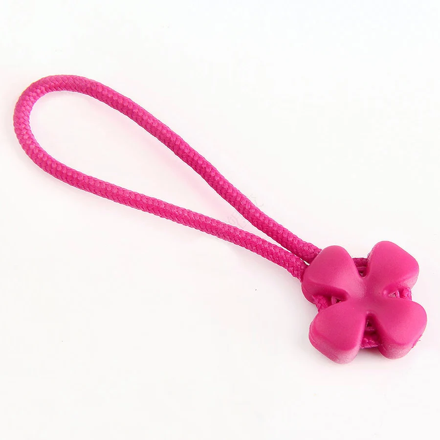 10Pcs Plastic Zipper Rope Pull Replacement With Strap For Backpack Gym Suit Garment Bag Accessories R088