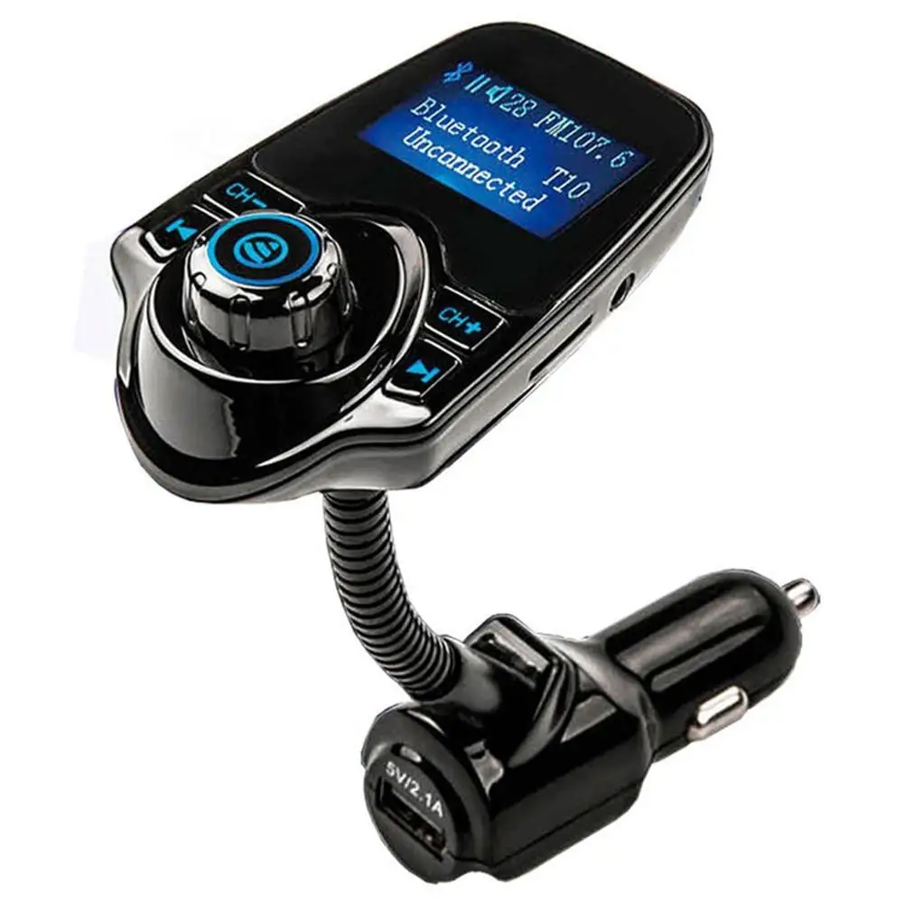 

Popular Goods Multifunction Four In One Car Cigarette Lighter Bluetooth Handsfree Radio Receiver Charger 1.44 Inch Display MP3